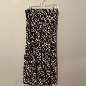 Chico’s  black and white maxi skirt